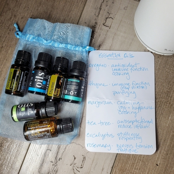 Salking Ultrasonic Diffuser and 6pc artnaturals Essential Oils Bundle EUC - Picture 12 of 14